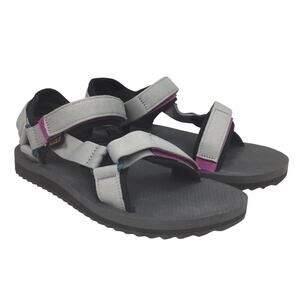 Teva Women's Universal Trail Gorpcore Outdoor Hiking Granola Girl Gray Sandal 9